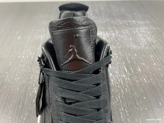 Retro Jordan Hair 819139-010 4 Pony Black 0814